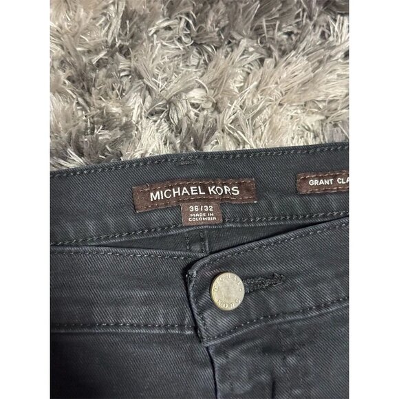 Michael Kors Men's Classic Fit‎ Straight Jeans Black Size 36x32 - Picture 5 of 7